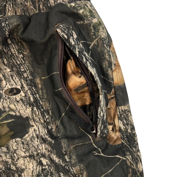 NWT Cabela's Men's Rain Suede Packable Rainwear Hunting Pants Mossy Oak XL - Picture 5 of 15